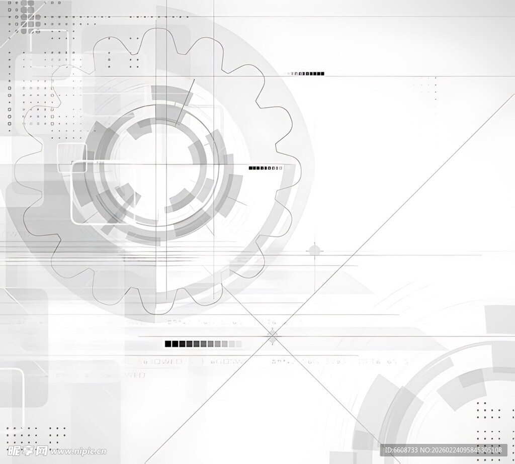 科技风几何抽象背景图