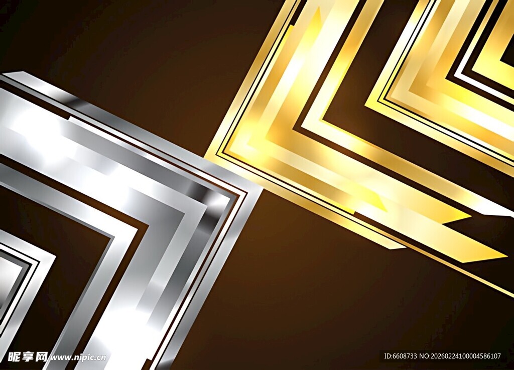 金属质感几何图形背景