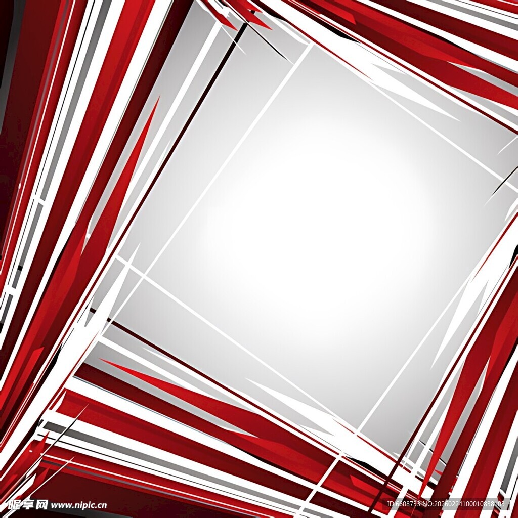 红白条纹几何抽象背景图
