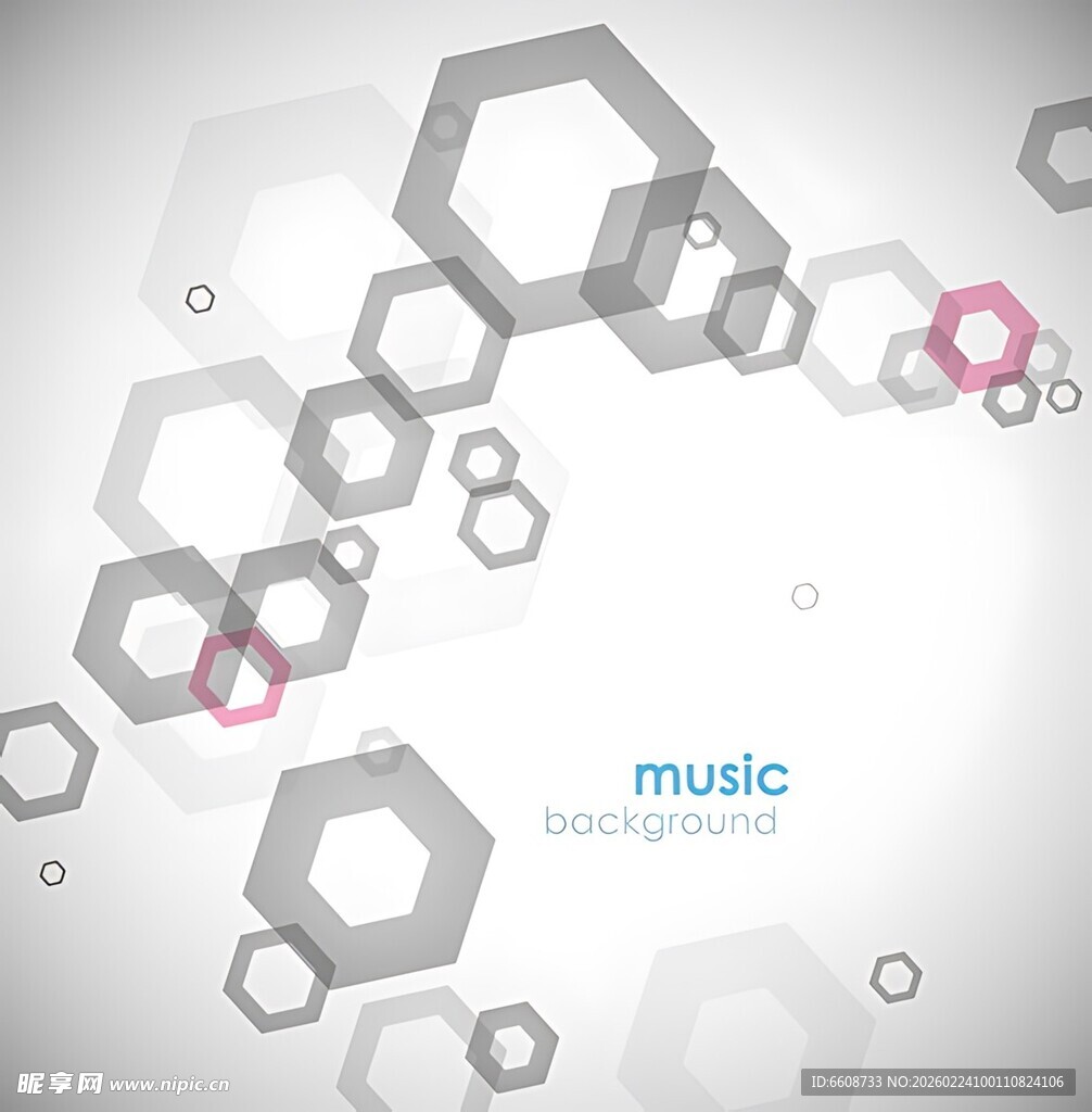 音乐主题几何抽象背景图