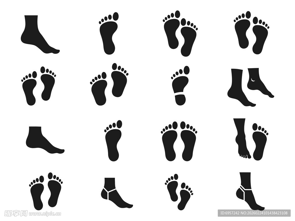 脚印与鞋印