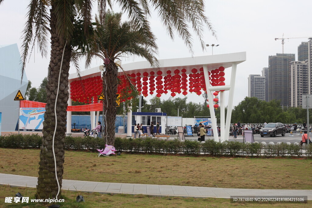 户外广场场景及建筑景观