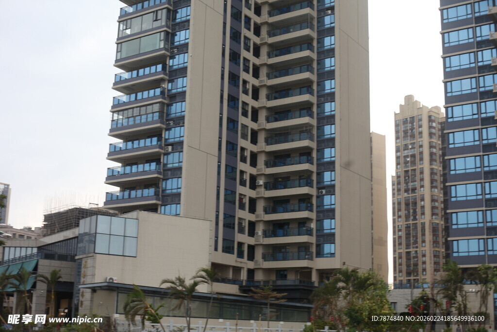 现代高层城市建筑景观