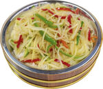 青椒土豆丝木桶饭