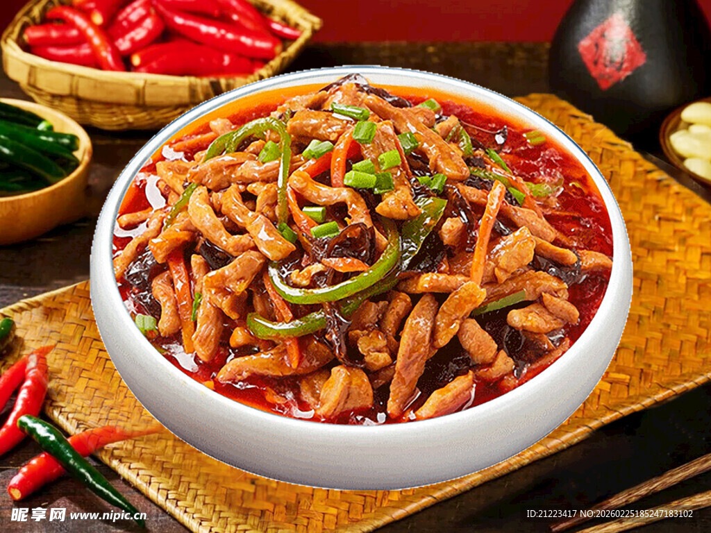 美味香辣鸡丝  鱼香肉丝