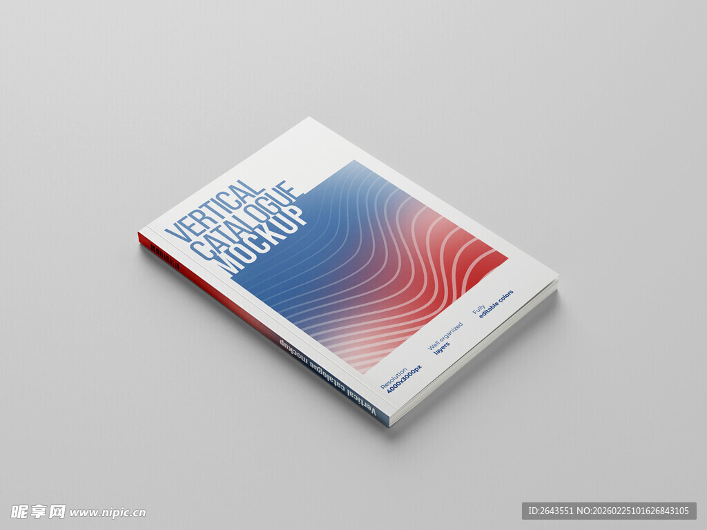画册样机书籍宣传手册贴图效果一