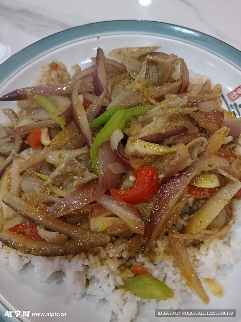 孜然牛肉盖浇饭