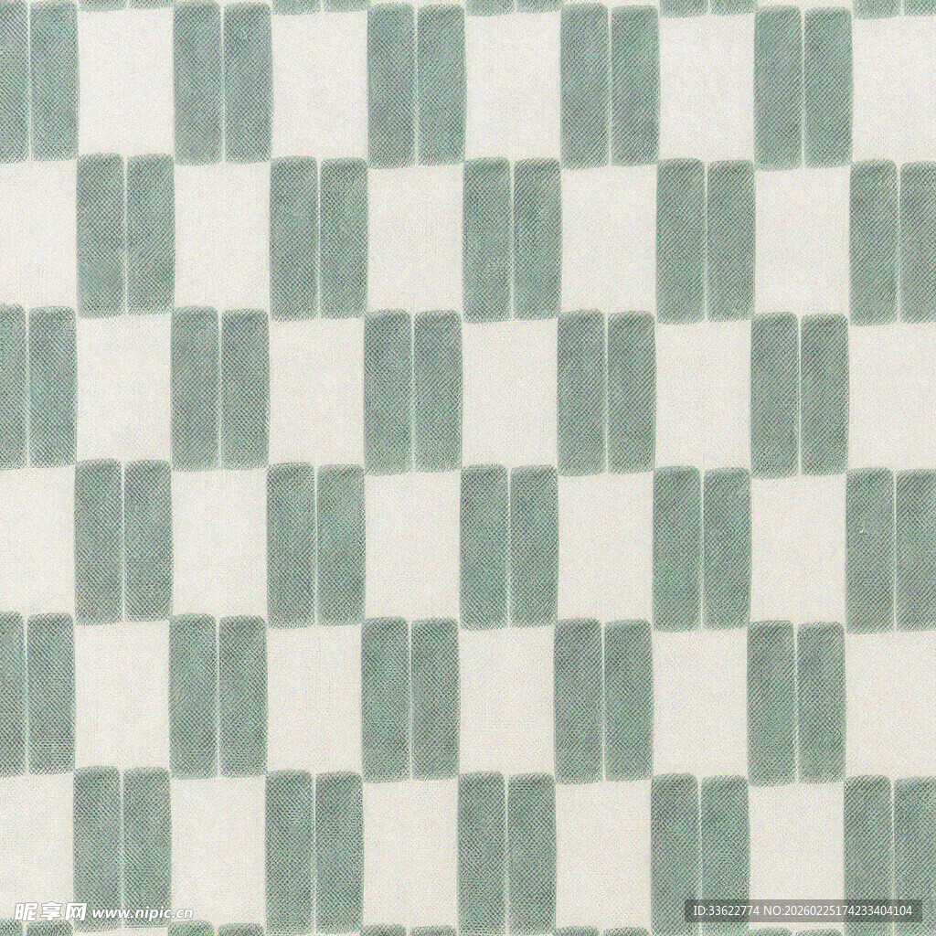 绿白格子纹理图案