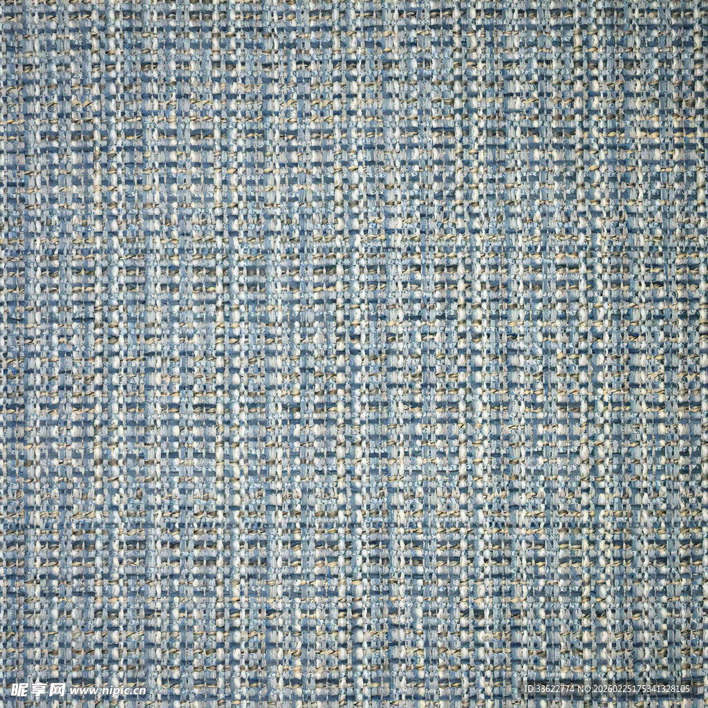 蓝灰色编织纹理布料