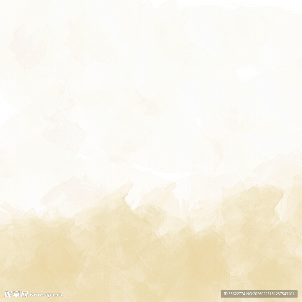 淡黄色水彩渐变背景图