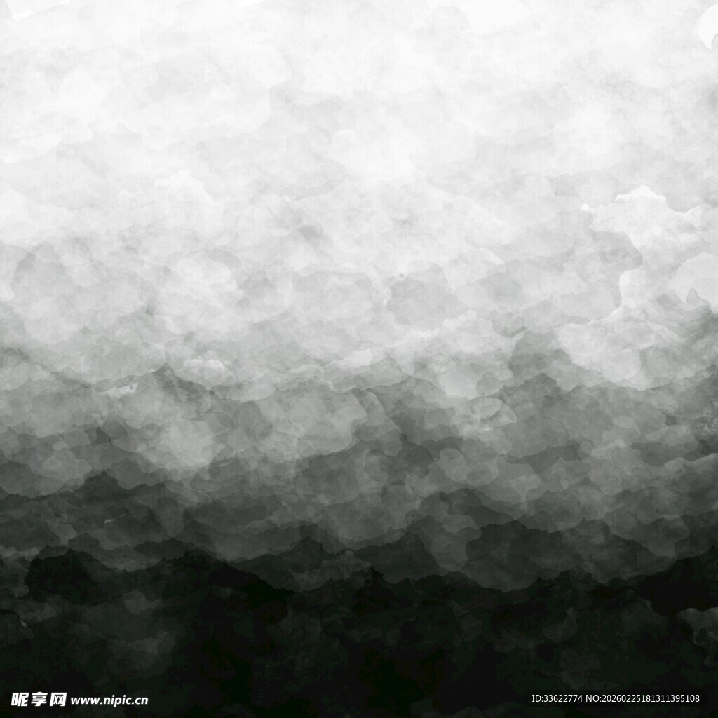 黑白渐变水墨风格背景图