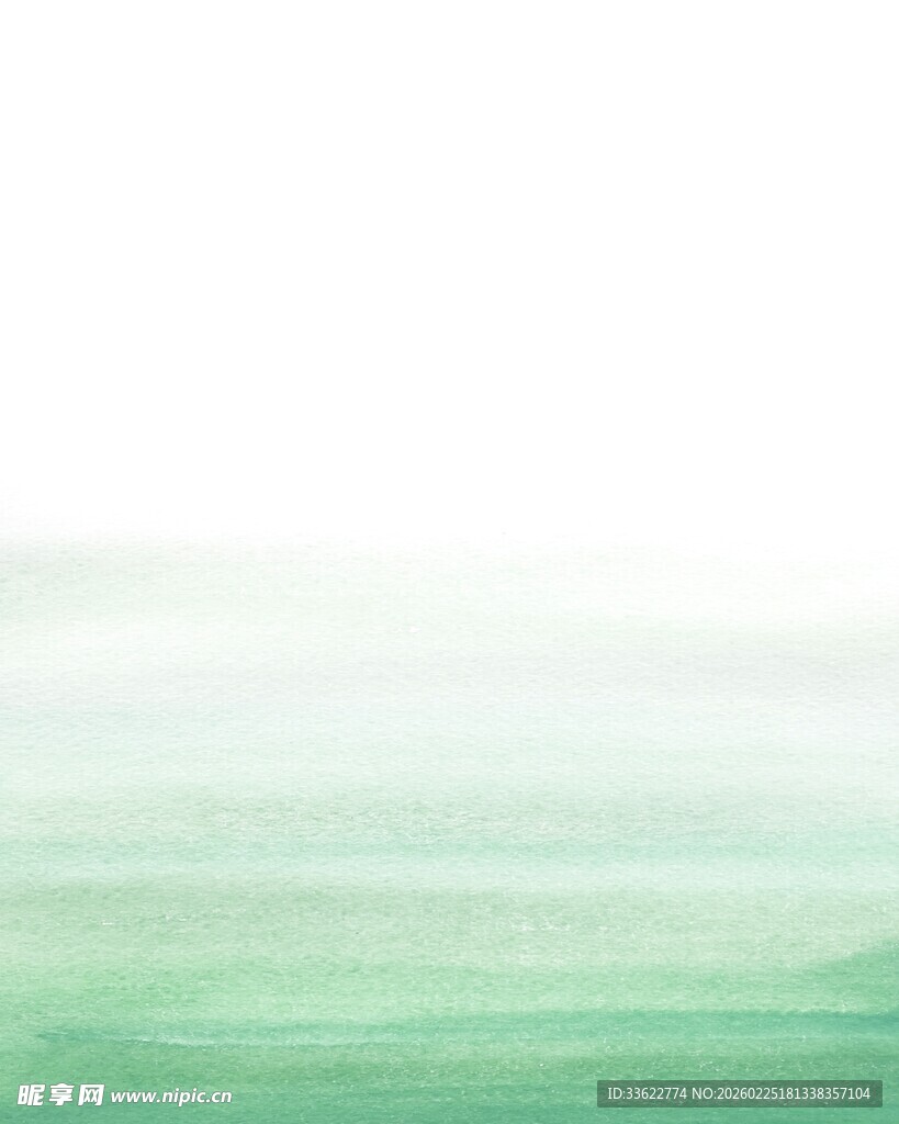 清新淡绿色水彩背景图