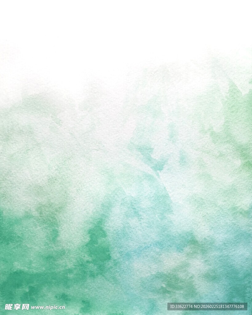 淡绿色水彩渐变背景图