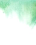 淡绿色水彩笔触背景图