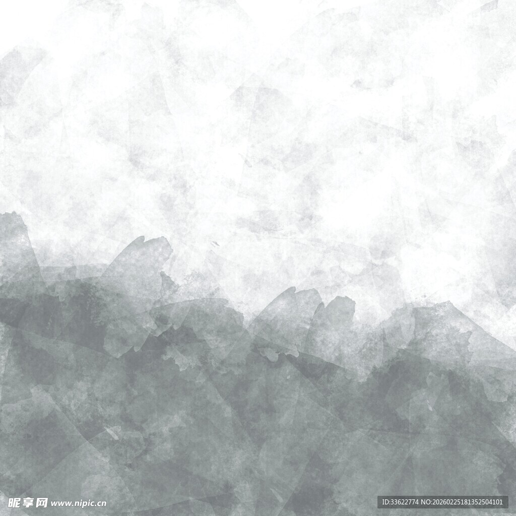 灰白渐变水彩纹理背景