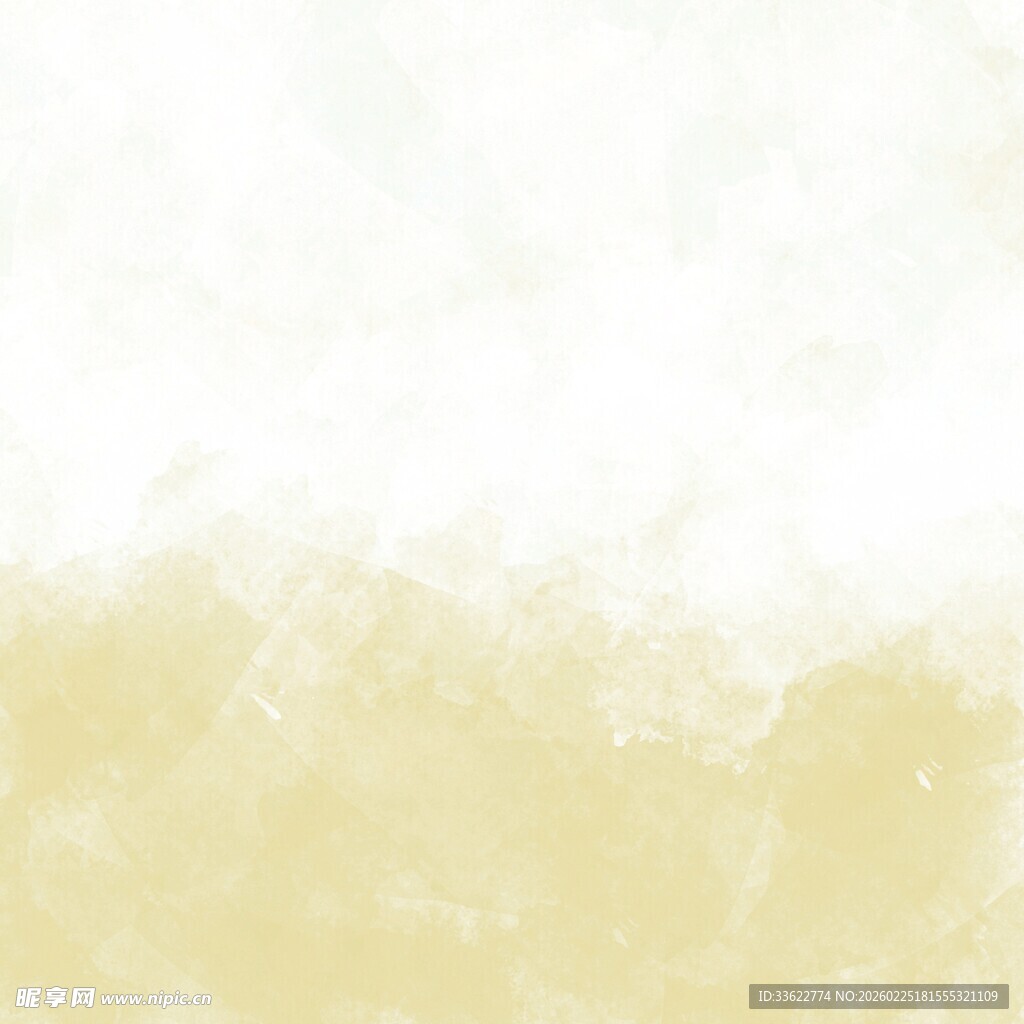 淡黄色渐变水墨背景图