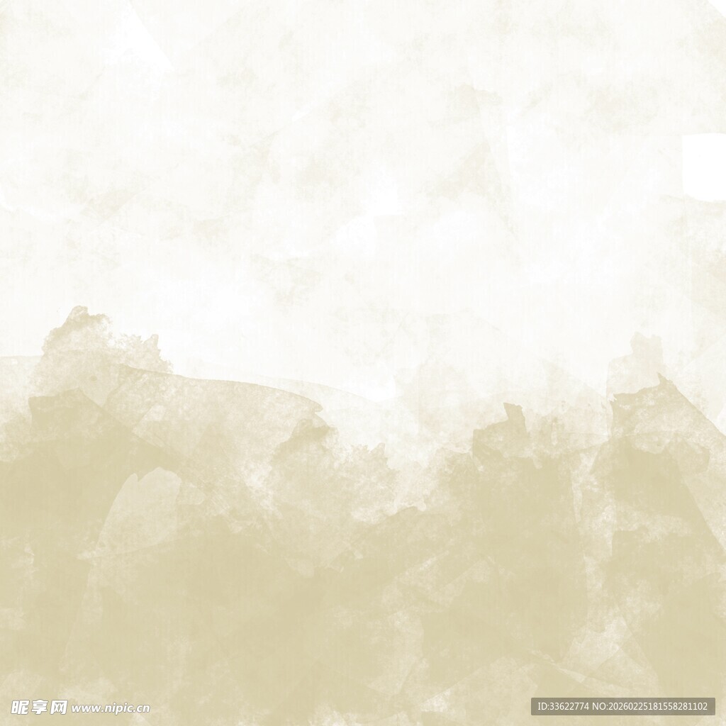 淡米色水彩晕染背景图