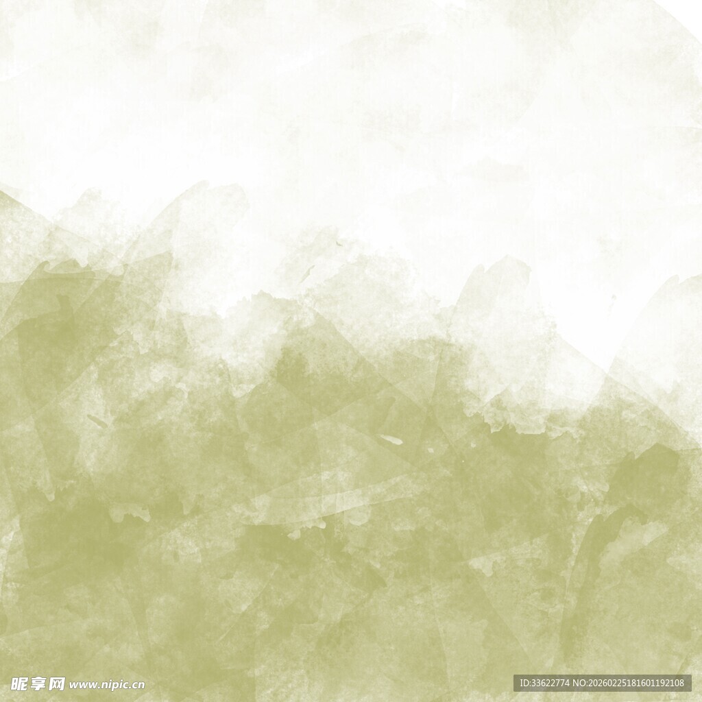 淡绿色水墨风格背景图