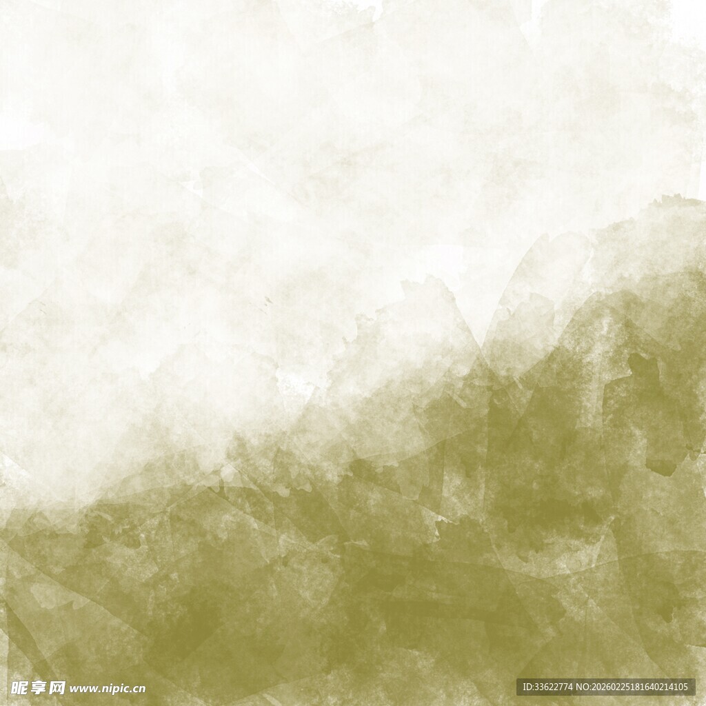 淡绿渐变水墨风背景图