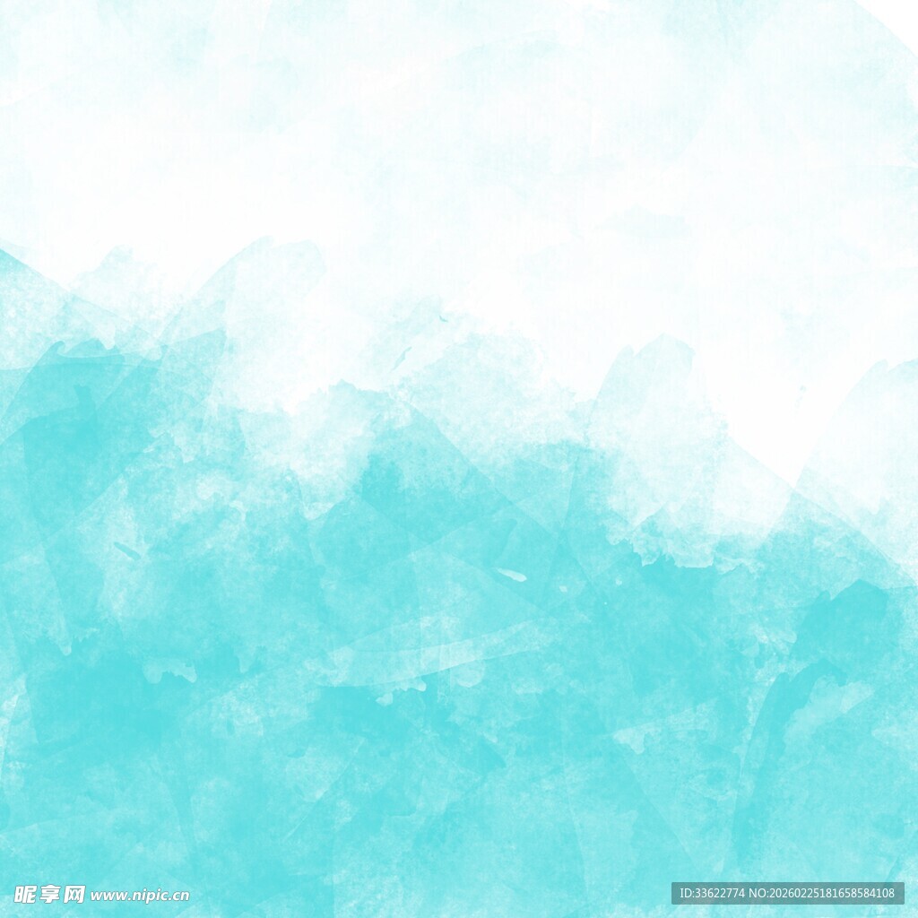 淡蓝色水彩背景纹理