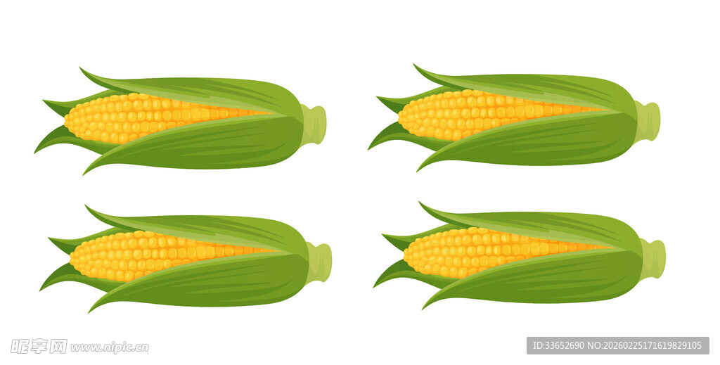 卡通玉米