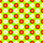 多彩花卉图案背景纹理