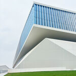 现代几何造型的独特建筑