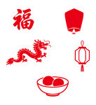 传统春节元素集合