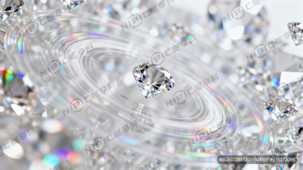 钻石在循环中下落