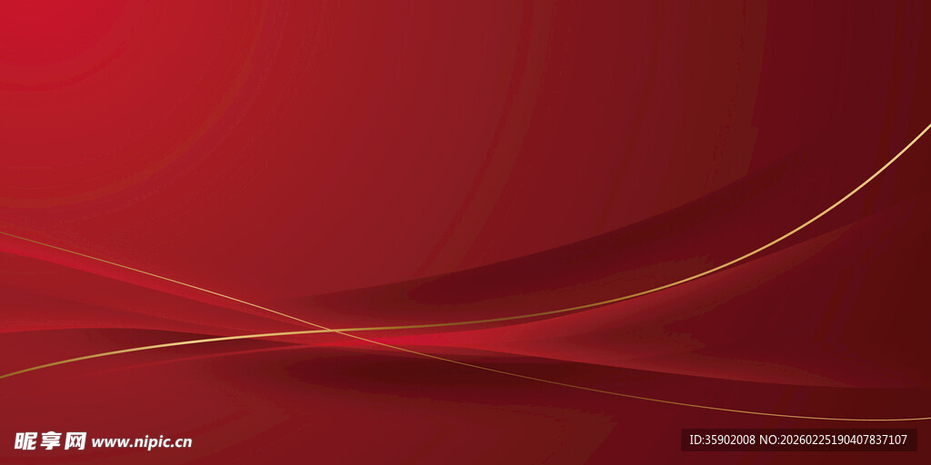 红色动感线条背景图