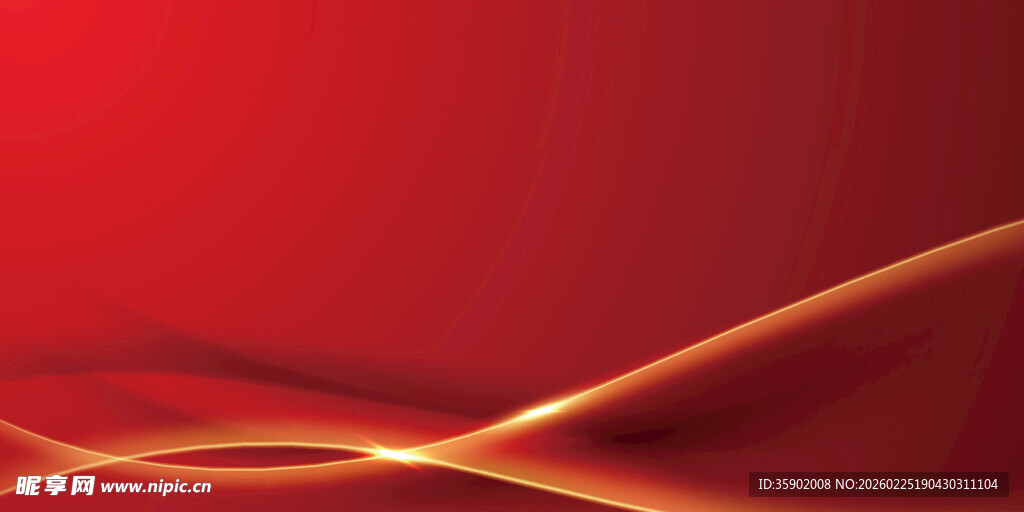 红色动感线条背景图