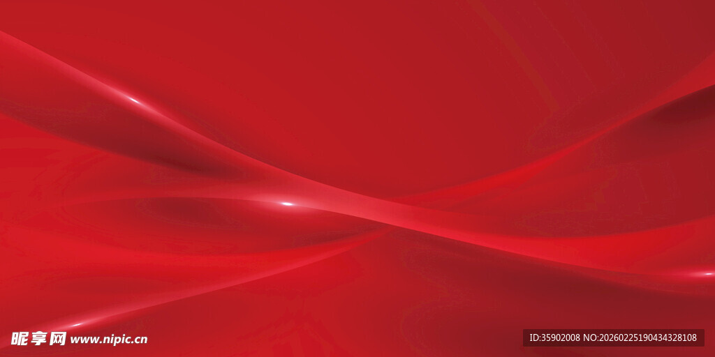红色动感线条背景图