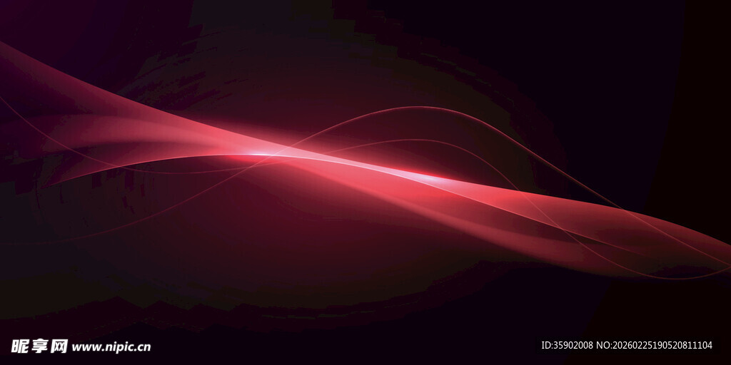 炫彩流动光线背景图