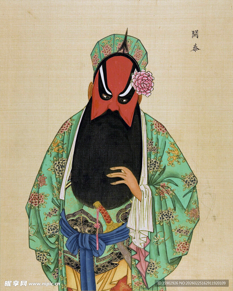 京剧扮相人物画像