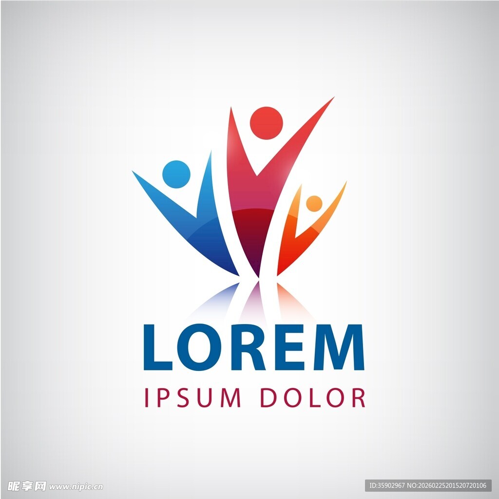 活力团队标志设计