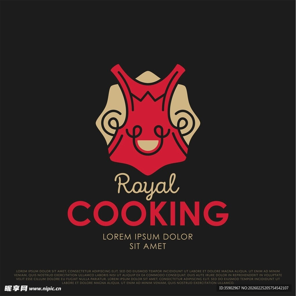 皇家烹饪标志设计