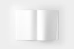 空白A4展开折页设计展示样机