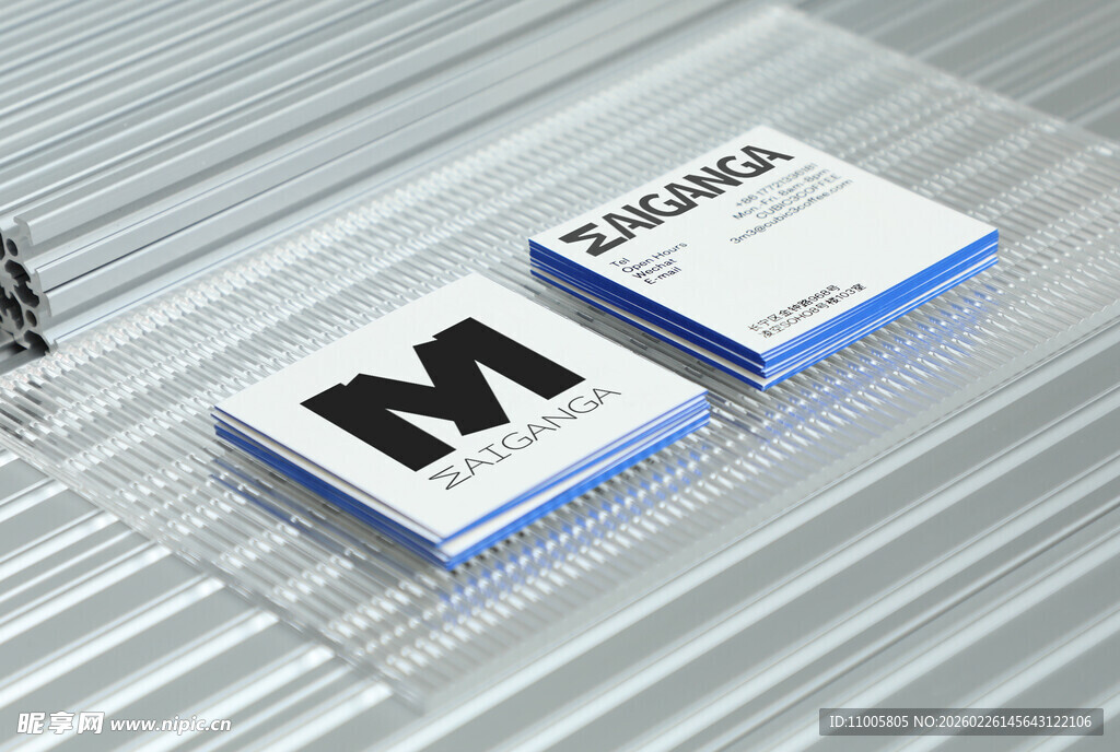 方形卡片 名片 样机