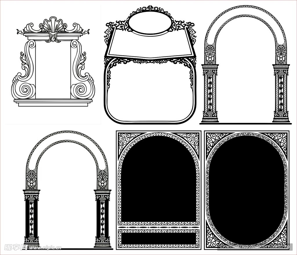 花纹 花边 角花 边框