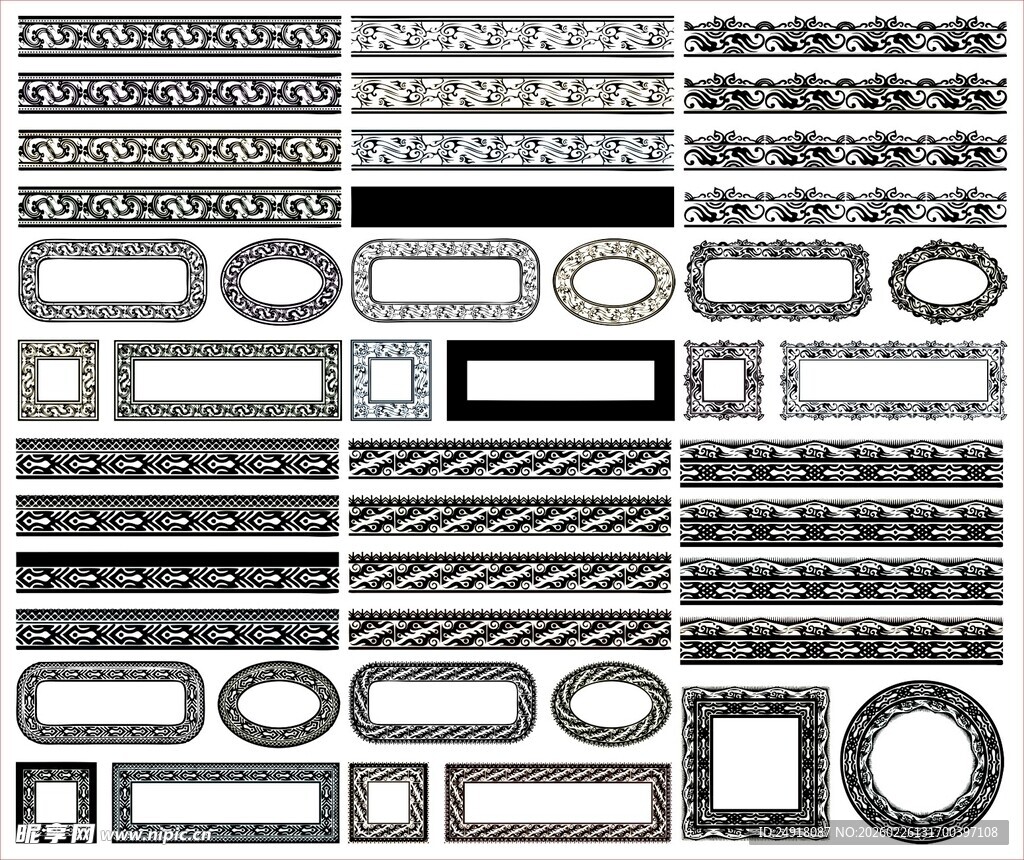 花纹 花边 角花 边框