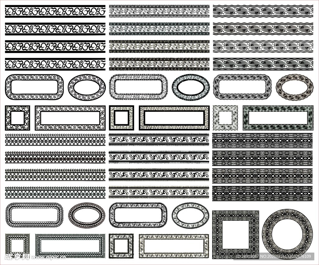 花纹 花边 角花 边框