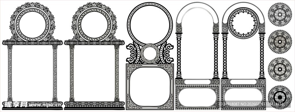 花纹 花边 角花 边框