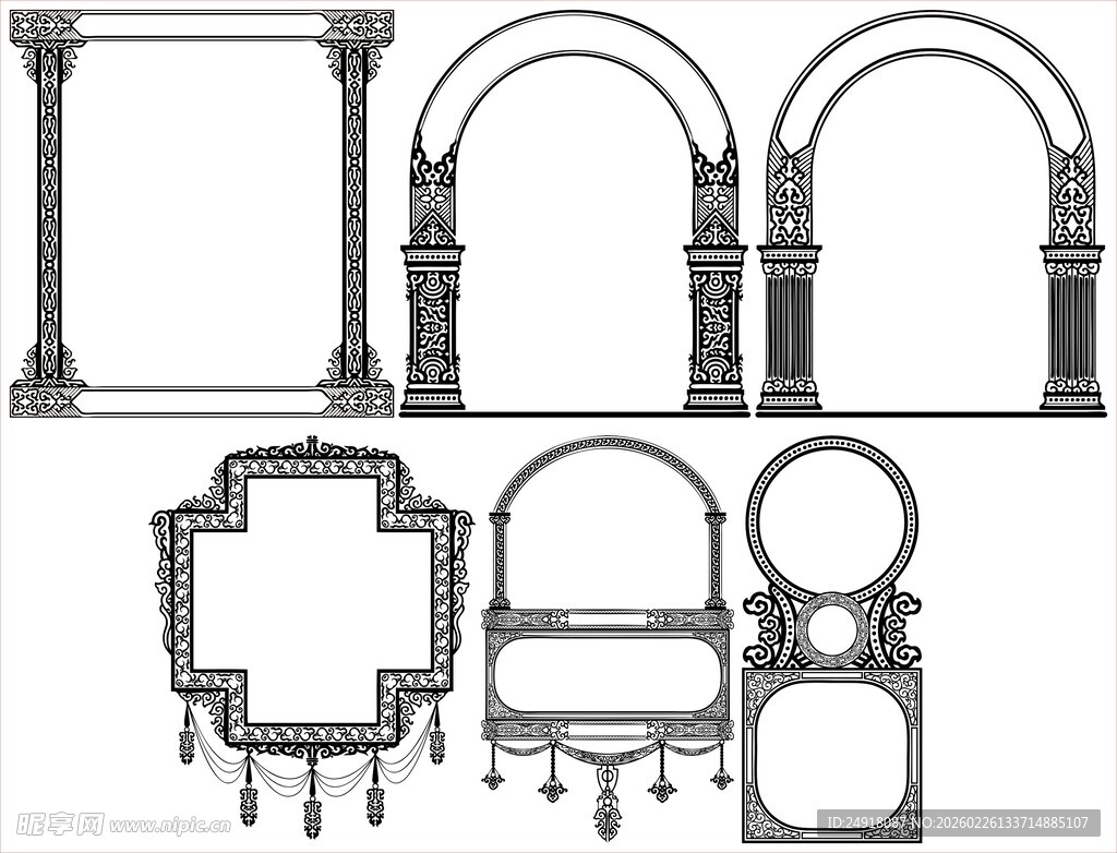 花纹 花边 角花 边框