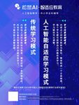 人工智能自适应学习模式海报