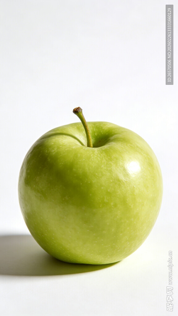 青苹果静物特写