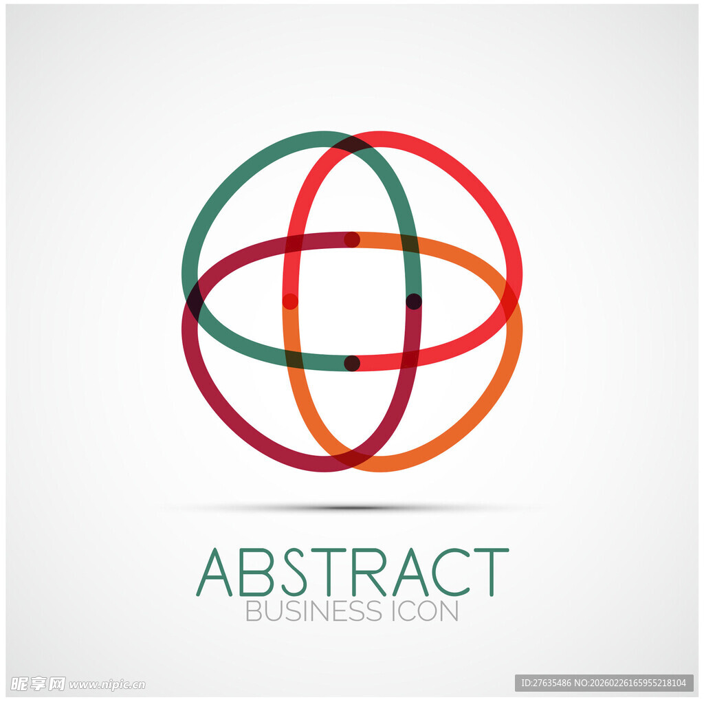 抽象环形图案设计