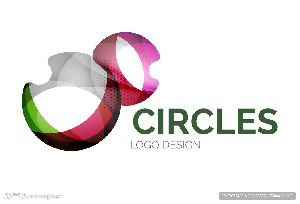 彩色环形标志设计