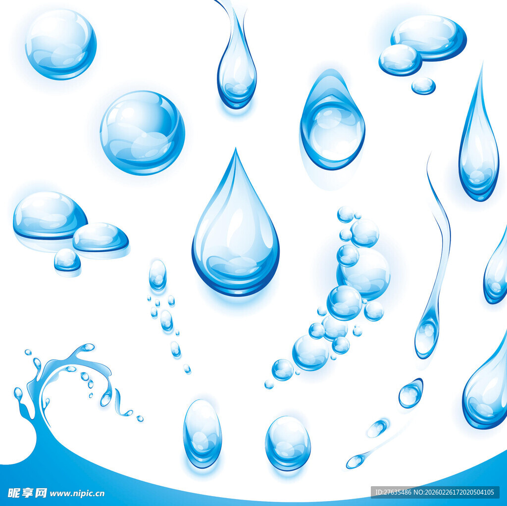 水滴元素集合
