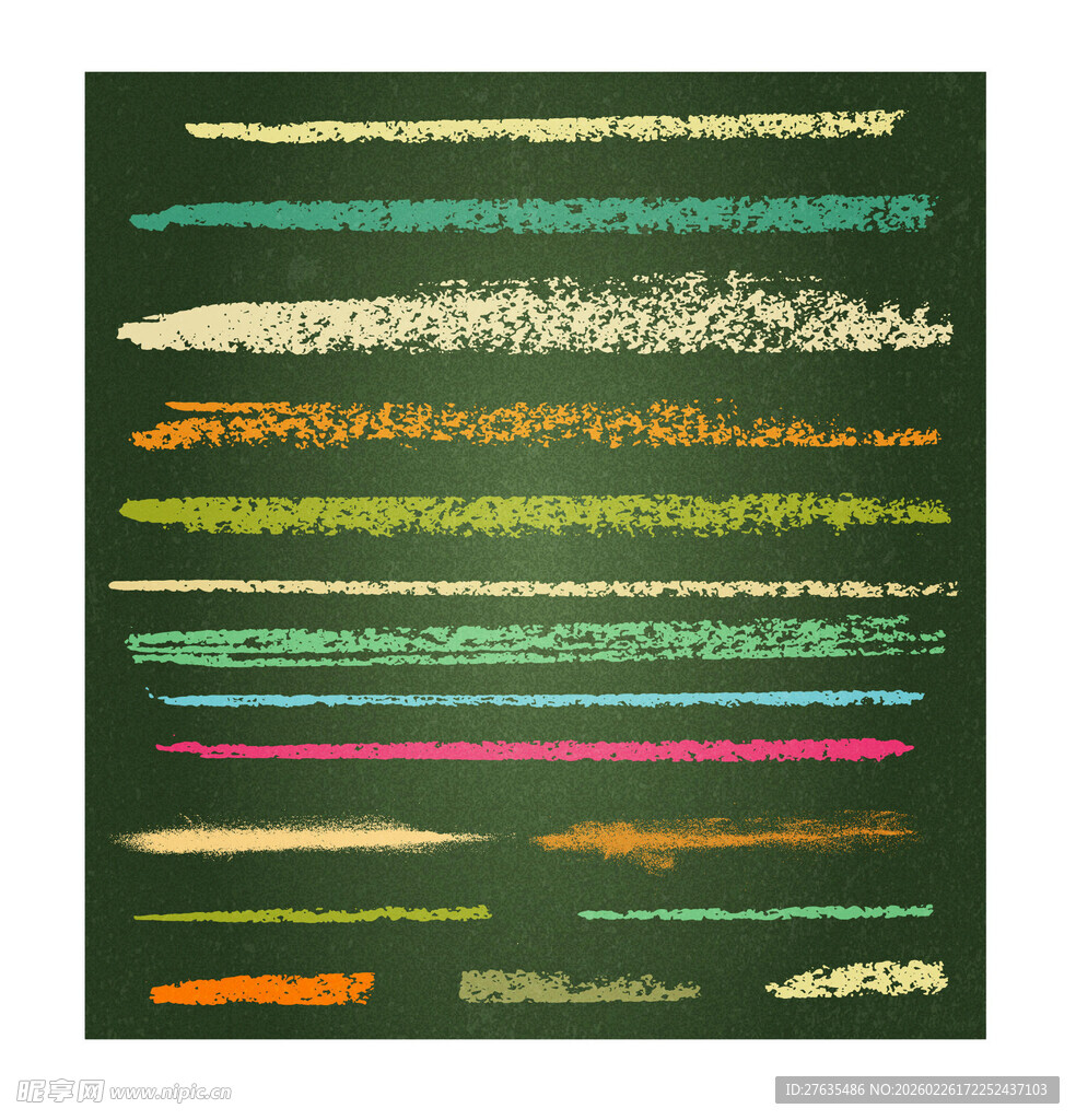 多样笔触纹理绘画素材