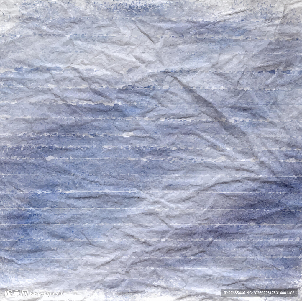 皱的蓝色纹理布料